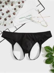 Resim Genel Markalar Erkek Fantezi Siyah Jocktrap İç Çamaşırı 