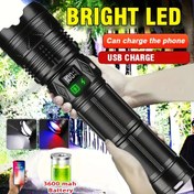Resim Heinast BL-S50 Süper Güçlü 11 Aydınlatma Modlu LED El Feneri, 18650 Type-C Şarjlı Yüksek Performanslı Kamp Lambası, Dayanıklı Tasarım, Zoom Özellikli Işın, Güvenlik Personeli İçin Outdoor Çalışma Feneri 