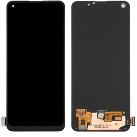 Resim Oppo A74 Lcd Ekran Dokunmatik Tft (SİYAH) 