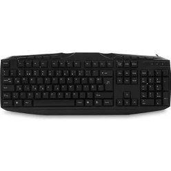 Resim Everest KB-250F Siyah Tamamen Türkçe F Multimedia USB Klavye 