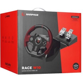 Resim Rampage Race W10 Ps3/ps4/pc/xboxone/xbox360 Swıtch 6 In 1 Pedallı Gaming Oyuncu Direksiyonu 