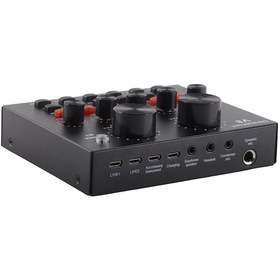 Resim Dianziye Mobil Ve Bilgisayar İçin Canlı Yayın Ses Kartı - 7 Bağlantı Yöntemi, 112 Elektro Ses, 18 Ses Efekti, Dahili Batarya, İngilizce Sürüm Diğer 