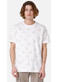 Resim Colin's Colins Regular Fit Bisiklet Yaka Baskılı Beyaz Erkek Kısa Kol Tişört Cl1066762 Beyaz 