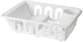 Resim IKEA Bulaşık Sepeti 36x46 cm Beyaz Renk MeridyenDukkan Delikli Beyaz Bulaşıklık 