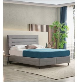 Resim Yataş Bedding Supreme Pedic Baza - Başlık Set - Mavi 090x190 