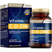 Resim Nutraxin Vitamin Max C+D Çinko 60 Tablet 