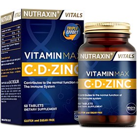 Resim Nutraxin Vitamin Max C+D Çinko 60 Tablet 