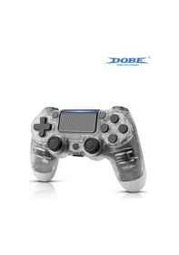 Resim Ps4-pc-android Box-android-Apple Uyumlu iOS Telefon Tablet Titreşimli Bluetooth Oyun Kolu Şeffaf 