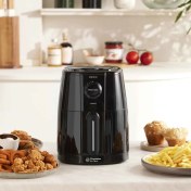 Resim Karaca Smart Cook 60 Dakikaya Kadar Zaman Ayarlı Compact Airfryer Black 2 Kişilik 