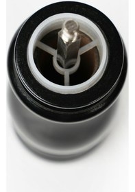 Resim Siyah Ahşap Tuz Ve Karabiber El Değirmeni Öğütücü Grinder 22 Cm Siyah 