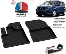 Resim Opel Combo E 4D Havuzlu Paspas Siyah Ön 2 Parça 2019 ve Sonrası 