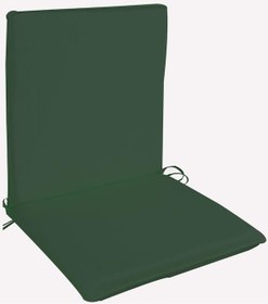 Resim Arkalıklı Sırt Kısımlı Bahçe Koltuk Sandalye Minderi 48x90x5cm Yeşil 
