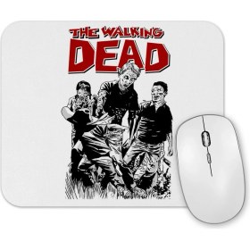 Resim Baskı Dükkanı The Walking Dead Walkers Rick Carl Maggie Creepers Mouse Pad 