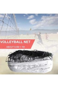 Resim Mrt 9.5 Metre Taşınabilir Pratik Ve Profesyonel Voleybol Filesi Beach&okul&sahil&otel Tipi 