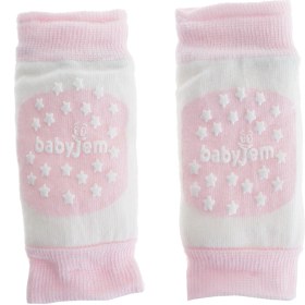 Resim Babyjem Örgü Emekleme Dizliği Pembe 