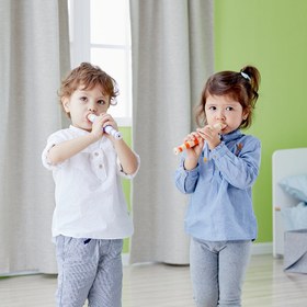 Resim Classic World Ahşap Flüt - Mavi - 3 YAŞ VE ÜZERİ 