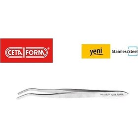 Resim H43-125B-Sa Küt Uçlu Cımbız (Tırtıklı-Eğri) 
