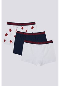 Resim U.s. Polo Assn. Erkek Çocuk Beyaz Boxer 5274-32001 Beyaz 