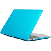 Resim Ally Mobile Macbook Air 13 A1369-a1466 Uyumlu Kristal Kapak Koruma Kılıf Mavi 