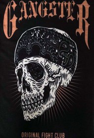 Resim Gangster Kuru Kafa Desenli Buff Baf Bandana Boyunluk Maske Desenli Renkli Motorcu Buff Baf 