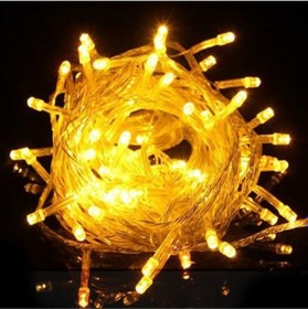 Resim Yılbaşı Ağacı Kaliteli Dış Mekana Dayanıklı 100 Lü Led 10 M Çok Renkli 