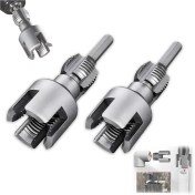 Resim Xiyyadms 2 Adet Boru İç Dış Dişli Açıcı Seti 1/2" + 3/4" İnç 