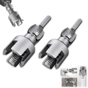 Resim Xiyyadms 2 Adet Boru İç Dış Dişli Açıcı Seti 1/2" + 3/4" İnç 