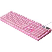 Resim Yeajion Klavye USB Geçidi Anti Görle Anti Pencereler Pembe (Yurt Dışından) 