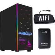 Resim Turbox TX1977 Intel Core i3 3220 16 GB Ram 256 GB SSD 500 GB Harici HDD Freedos Masaüstü Iş ve Ofis Bilgisayarı 