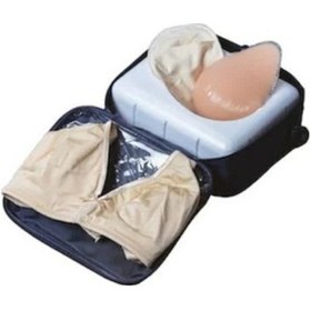 Resim Silikon Göğüs Protezi Sütyeni Dahil 