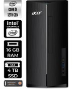 Resim acer ASPİRE TC1760 EDTBHUEM004065 i3 12100 16GB RAM 4TB SSD W11H MASAÜSTÜ BİLGİSAYAR 