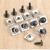 Resim Lasonstiges 8d0805121 20 Adet Araba Motor Kapağı Undertray Klip Cıvata Audi A4 B6 A5 A6 A7 Köknar Vw Passat B5 Için 