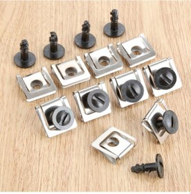 Resim Lasonstiges 8d0805121 20 Adet Araba Motor Kapağı Undertray Klip Cıvata Audi A4 B6 A5 A6 A7 Köknar Vw Passat B5 Için 