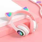 Resim Concord kedi kulaklı Bluetooth 5.0 Rgb Ledli Patili Kulaklık Renkli STN - 28 