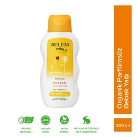 Resim Weleda Calendula Organik Parfümsüz Bebek Yağı 200ml 