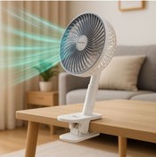 Resim blueseed 3 ın1 şarjlı katlanabilir fonksiyonel vantilatör 