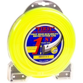 Resim First Tırpan Misinası Sarı 3.3 Mm 6 Köşe 43 Mt 