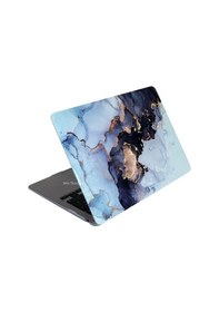 Resim Apple Uyumlu MacBook Air M1 Kılıf 13 İnç Maarble14nl Touchıd'li M1 Air A2337 A2179 A1932 İle Gri 