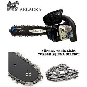 Resim Ablacks CS2500 Benzinli Mini Testere 1.2 Hp Profesyonel Ağaç Kesme Motoru 