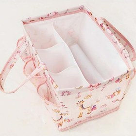 Resim Hesaplı Kasa Bebek Bakım Çantası, Pembe, 30 x 20 x 21 cm 
