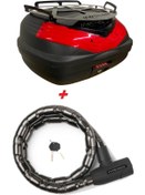 Resim WOGEN WG50 BASİC METAL BAGAJLI ÇANTA (SİYAH) + BİLYALI KİLİT (25x1000 mm) HEDİYELİ 