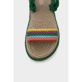 Resim Capone Outfitters Eileen Dolgu Topuk İpli Kadın Terlik 