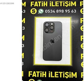 Resim Apple iPhone 15 Pro İkinci El YD | 128 GB | Siyah 