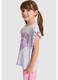 Resim U.s. Polo Assn. Kız Çocuk Lila Tişört 50325657-vr034 