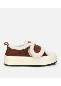 Resim Hotiç Kadın Süet Deri Taba İçi Kürklü Kalın Bantlı Spor Ayakkabı 01ayh316800a370 01ayh316800a370 Taba 