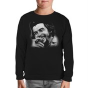 Resim Che Guevara II Siyah Çocuk Sweatshirt 