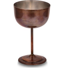 Resim Turna Bakır Vino Kadeh 1 No Düz 240 ML Oksit Turna0491-3 