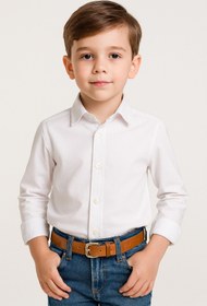 Resim Genel Markalar Unisex Çocuk Deri Kot Ve Kumaş Pantolon Kemeri 
