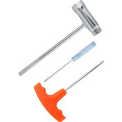 Resim Folinda Stihl Zincir Testere Bakım Seti - 3 Parça Metal Tornavida, Anahtar Ve Boru - Dayanıklı, Ergonomik Ve Taşınabilir 