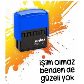 Resim İşim Olmaz Benden De Güzeli Yok Özel Tasarım Siyah Kaşe Diğer 